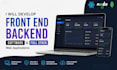 develop front end backend software and full stack web applications