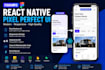 convert figma to react native app with pixel perfect UI