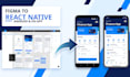 convert figma to a responsive react native mobile app