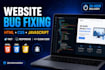 fix responsive website bugs and frontend issues