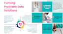 design a modern investor pitch deck and board presentation