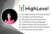 create go high level  email automation and workflows