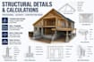 design foundation plan, wall, deck and roof framing details