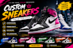 create custom sneaker design, footwear design, athletic and streetwear sneakers