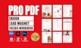 design a PDF lead magnet, ebook, workbook, freebie and canva template