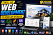 do web development to develop website