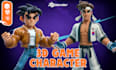create 3d game character modeling, game assets and animation