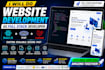 do website development as full stack developer react js PHP laravel developer
