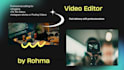 do advanced video editing and vlogs editing