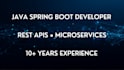 develop java spring boot rest apis and microservices