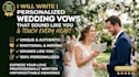 write personalized wedding vows that sound like you and touch every heart