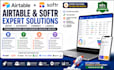 setup airtable database, airtable automation, airtable crm, softr webapp expert