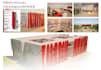 design a professional architectural presentation board