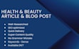 write engaging health and beauty blog posts