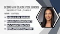 debug and fix your claude code errors in replit or lovable