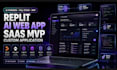 build replit ai web app, replit agent, custom app and full stack saas solution
