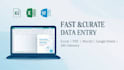 do professional data entry, PDF to excel, HTML and CSS work