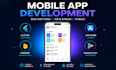 develop and publish your app to app store and play store