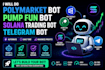 do polymarket bot, pump fun, solana trading bot, telegram bot