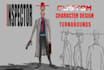 create  character design sheet, concept art and turnaround for your oc