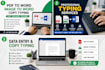 do PDF to word typing, image to word typing and copy typing