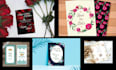 design wedding invitations, stationery, flyers and banners