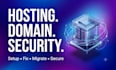 manage your website hosting, domain, dns, security