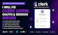 fix clerk login, google oauth, apple sign in and authentication issues