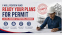 review and prepare civil and structural engineering plans for building permits
