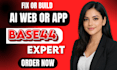 fix base44 app bugs, base44 app debugging, base44 app development and deployment