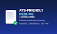 write an ats resume, CV and cover letter for IT, software and tech jobs