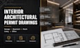 do interior architectural permit drawing, garage, basement, porch, lobby, office