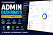 build a modern react admin dashboard with API integration
