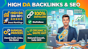 provide safe SEO backlink package to rank on google page 1