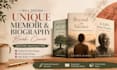 design a unique memoir and biography book cover