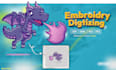 do embroidery digitizing design into dst pes file in 1 hour