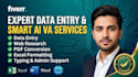 be your smart ai virtual assistant for data entry, excel work and copy paste