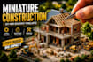 create ai miniature construction videos with satisfying asmr