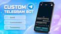 create a custom telegram bot