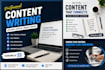 write SEO blog posts, articles, and website content in english
