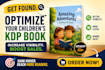 optimize children KDP books to increase visibility sales