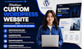 custom wordpress website with breakdance bricks or oxygen