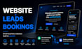 build a small business website for leads and bookings
