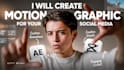 make the motion graphic for your social media
