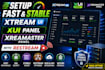 setup fast and stable xtream ui, xui panel, xreamaster panel, with restream