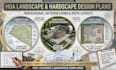 do hoa landscape design, outdoor kitchen hardscape and patio layout plan