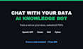 build an ai chatbot trained on your data, docs and website