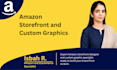 design a premium amazon storefront with custom graphics