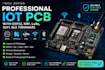 design professional iot pcb with esp32 nrf lora wifi ble firmware