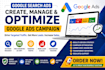 create and manage google search ads campaign